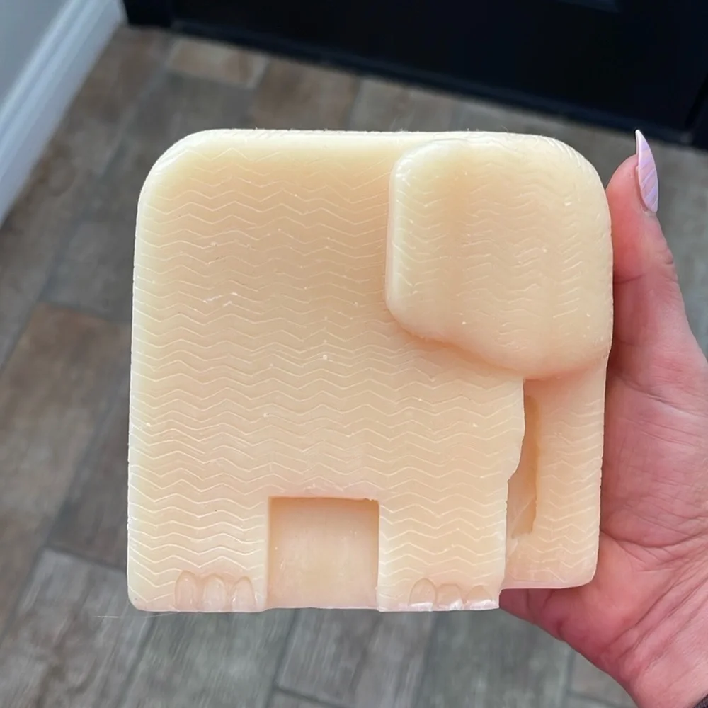 New Cream Elephant Candle